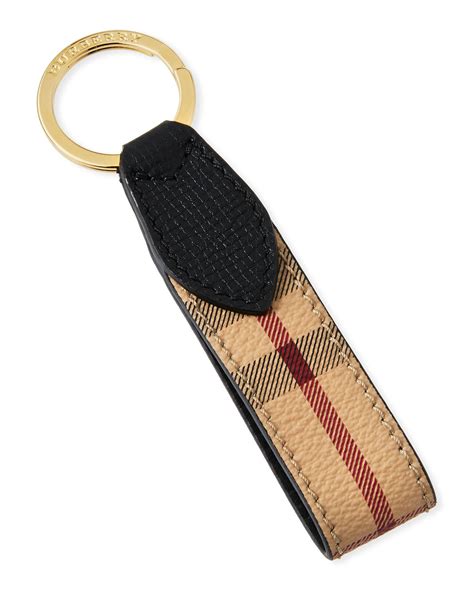 burberry key chain leather|burberry keychain for women.